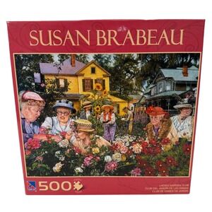 Sure-Lox Susan Brabeau Ladies Garden Club 500 Piece Jigsaw Puzzle 44294-6 NEW